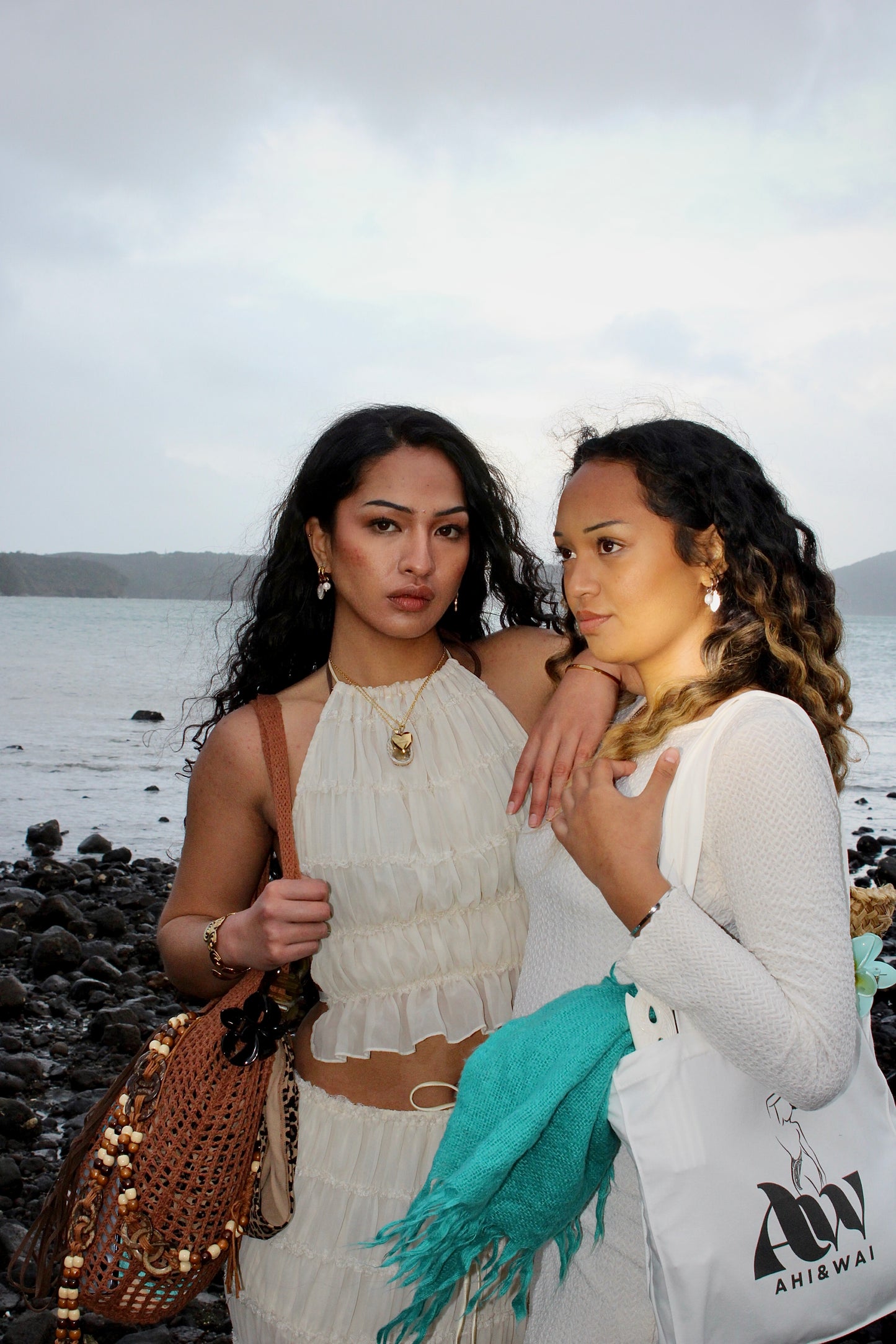 The ' Mini Half Paua ' Pendant + Chain