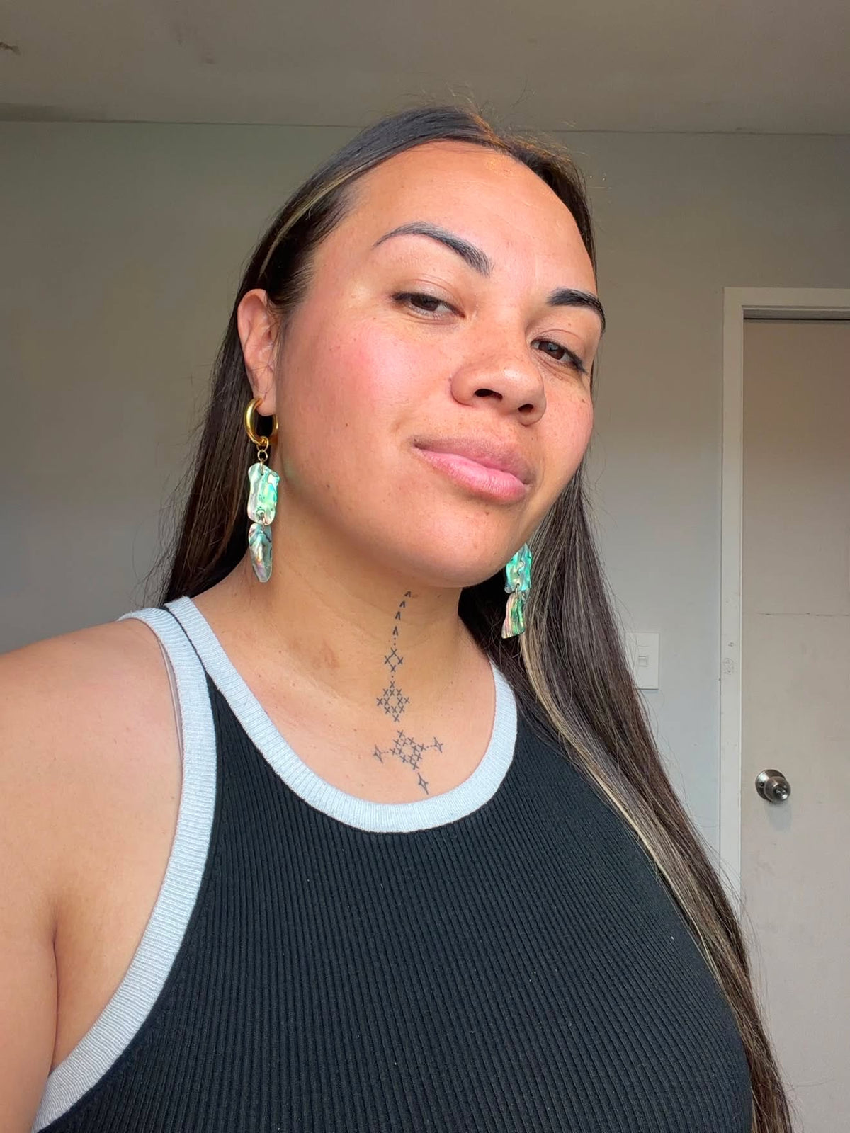 1st Release | ‘NZ Pāua Falls’ Drop Earrings
