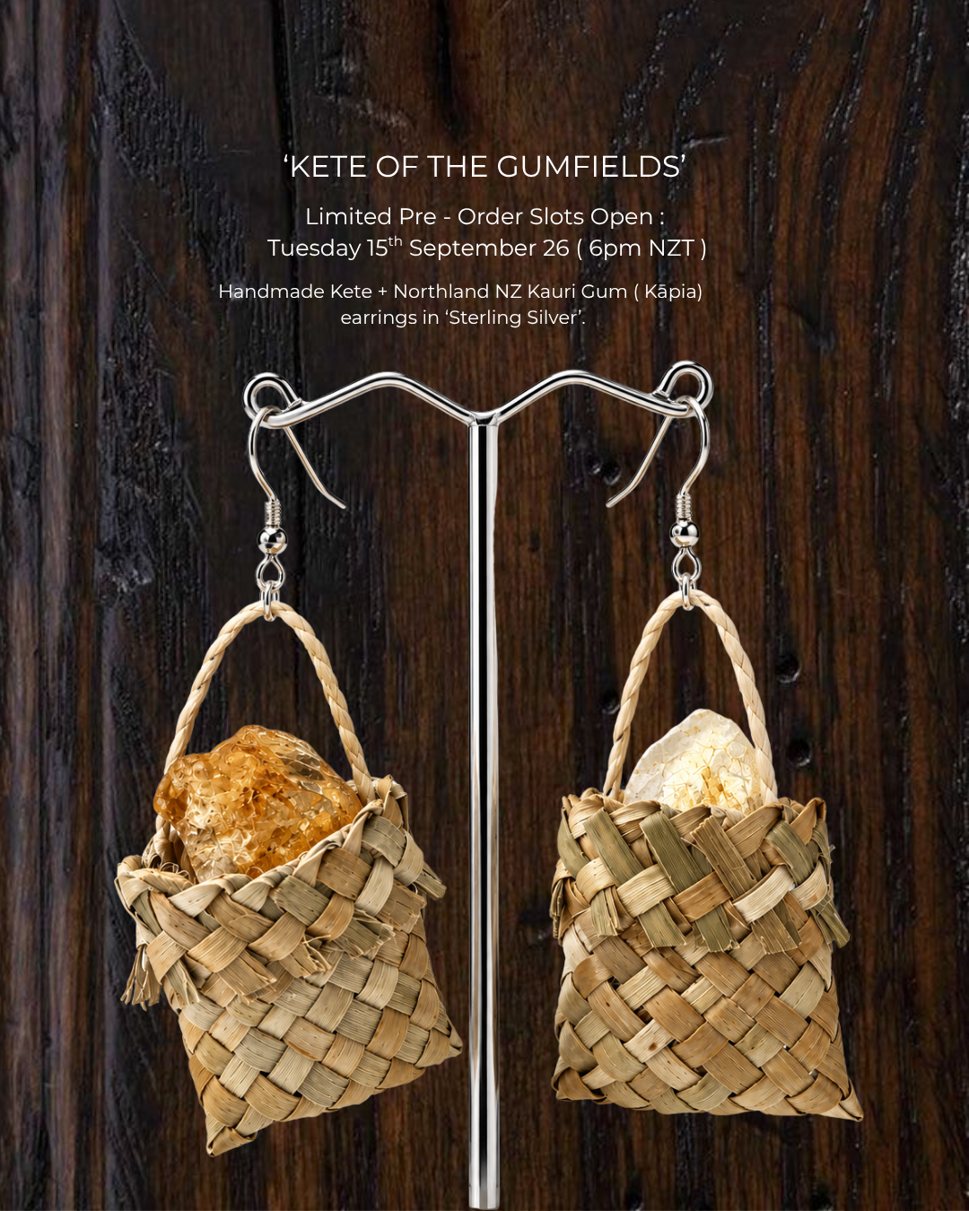 Limited Pre - Order | 'Kete of The Gumfields' Earrings