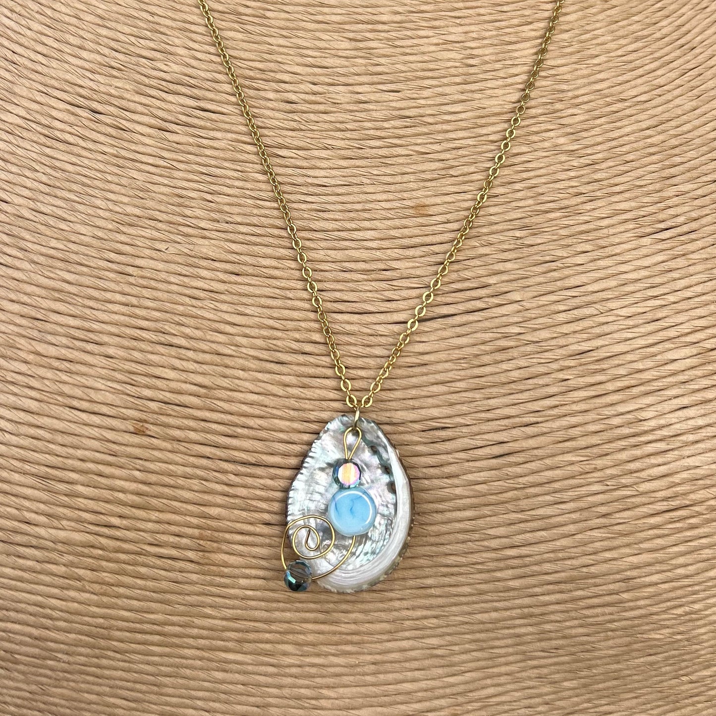 Ocean Azure Earrings + Pendant Duo ( 1of1 )