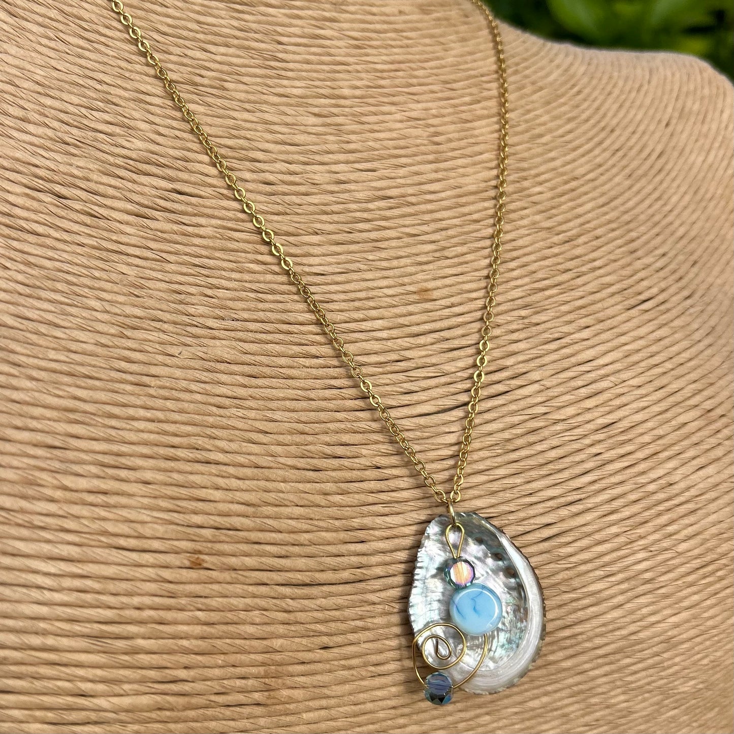 Ocean Azure Earrings + Pendant Duo ( 1of1 )