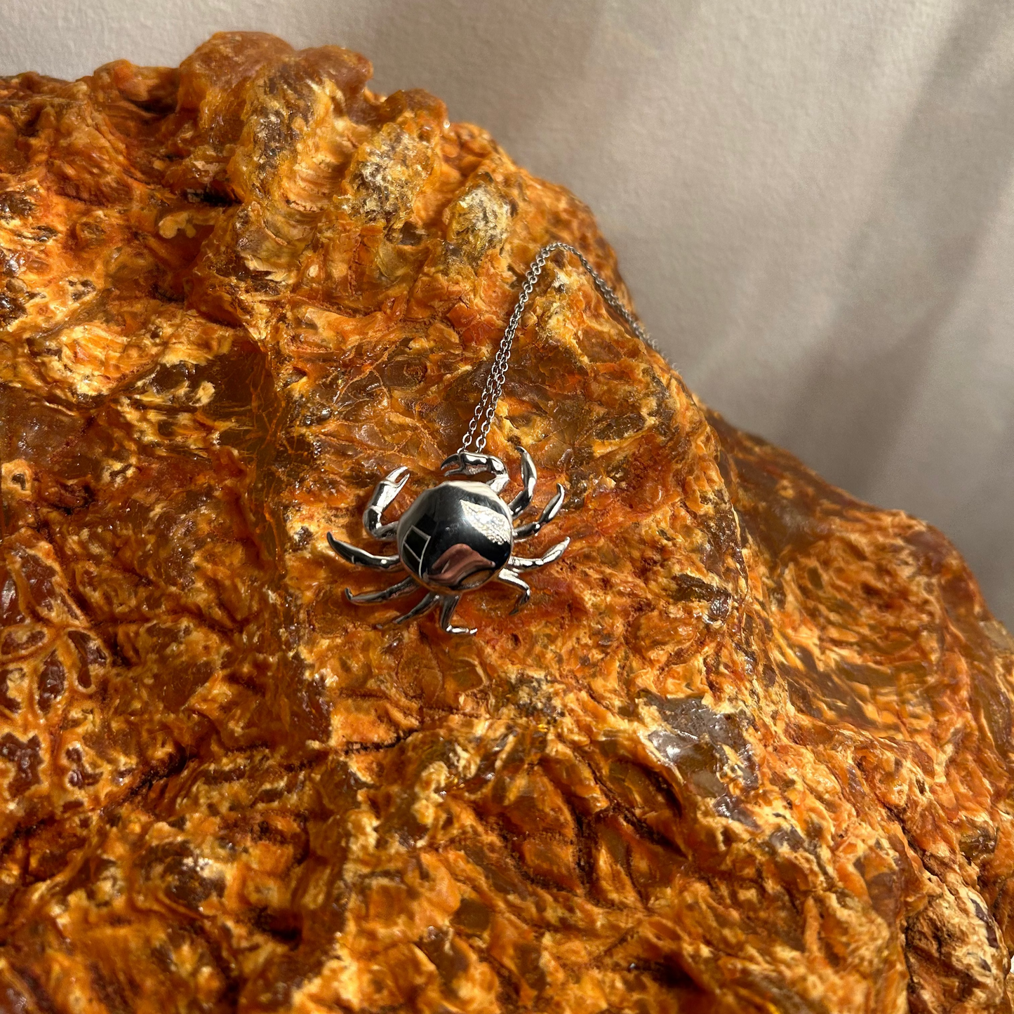 Rak ( Crab ) Pendant + Complimentary Chain