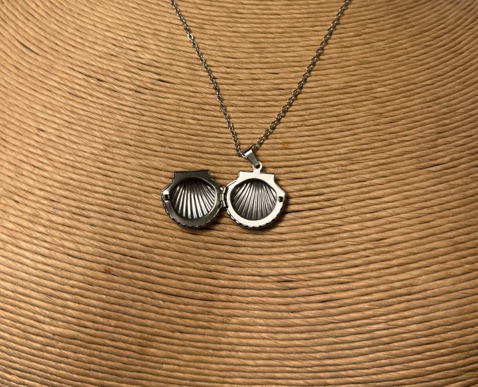 The 'Mermaid' Locket + Chain