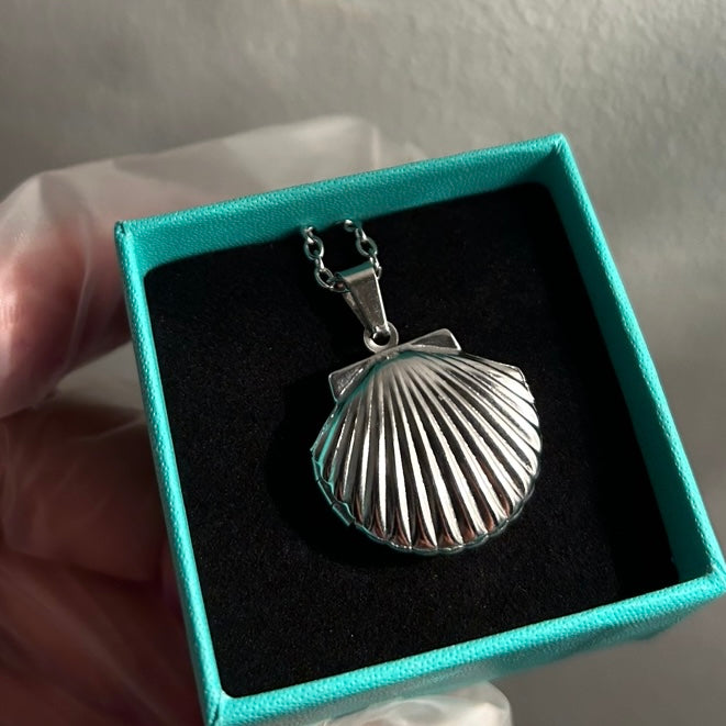 The 'Mermaid' Locket + Chain