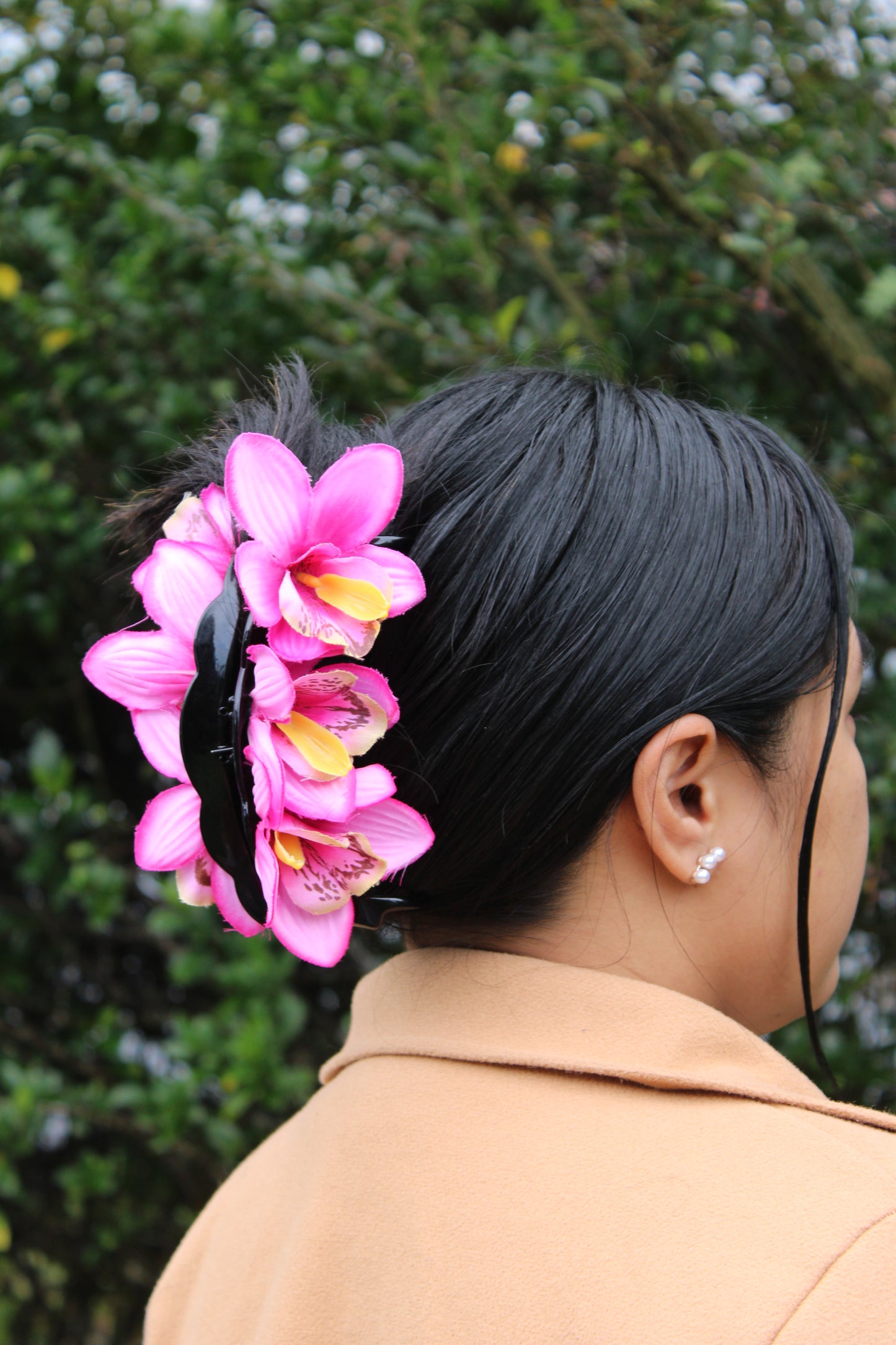 Pink Island Bloom Clip - Made To Order