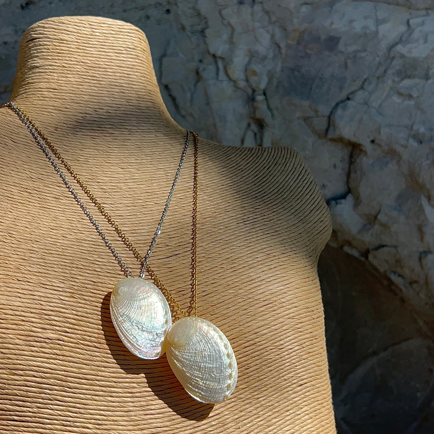 Moonlight ' Pāua Pendant & Chain